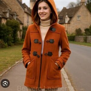 The original wool duffle cape pea coat, size S
